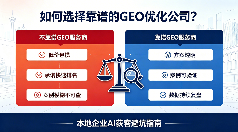 广安如何选择靠谱的GEO优化公司？本地企业AI获客避坑指南